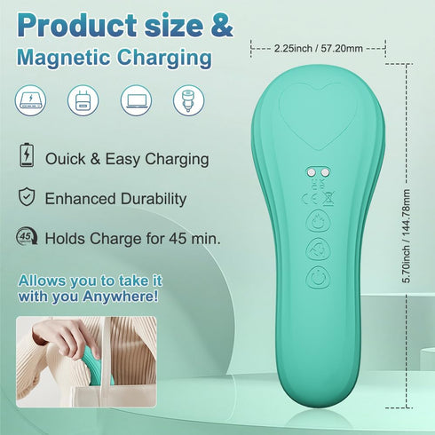 muosiz TMJ Relief Products Jaw Massager,Neck Massager with Rolling,Vibrating and Heating, Real-Like Massage for TMJ Jaw
