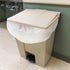 13 Gallon Heavy Duty Trash Bags, 12-16 Gallon Black Kitchen Bags, 1.3 Mil, 50 Pack, White