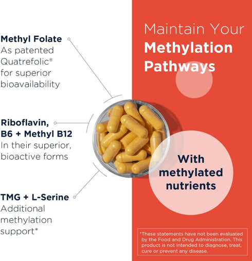 Designs for Health Homocysteine Supreme, Methylated B Vitamins for Brain Support and Heart Health