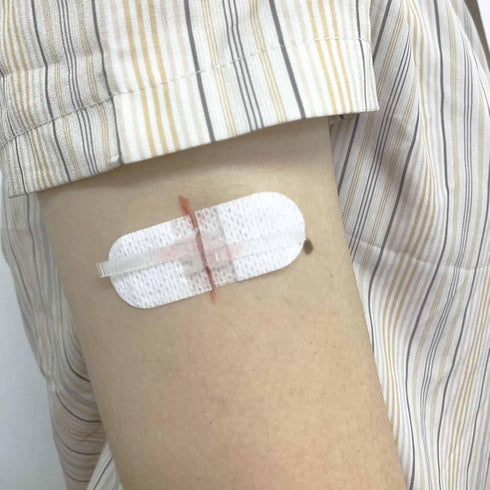 Emergency Wound Closures Adhesive Bandages, Zip Stitch Stickers for Camping, Survival & Household Gear, 3 Pcs (70 *