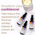 Retinol Serum for Face - Vitamin C Serum with Hyaluronic Acid, Glow Face Serum for Women and Men, 3x2oz