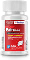 GenCare - Acetaminophen 500mg Extra Strength Pain Relief (300 Caplets) for Headache, Fever Reducer