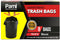 PAMI Large 30-Gallon Drawstring Trash Bags - 8-Pack Black Extra-Strong Plastic Garbage Bags for Kitchen