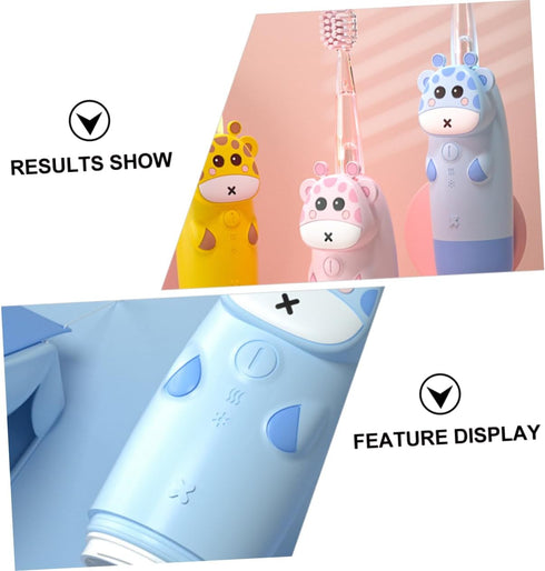 Sonic Electric Toothbrush for Colorful Light Soft Brush Heads Designed for Gentle Deep Cleaning and Healthy Oral Habits