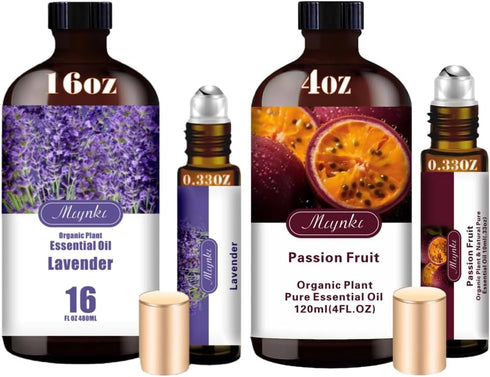 Lavender & Passion Fruit Tropical Escape Set, 16oz & 4oz Pure Natural