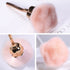 Nail Art Dust Powder Remover, Pink Rose Soft Brush for Acrylic Nail Arts Manicure Cleaning Makeup Brush Tools