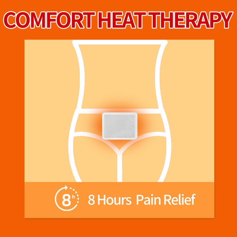 Heat Patches for Menstrual Cramp Relief, Adhesive Heating Patches for Period Cramps, Travel Size Heat Pads (3 Packs)