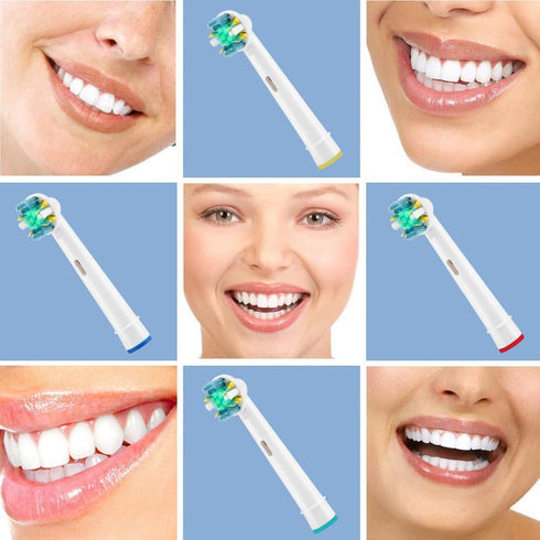 Toothbrush Replacement Heads for Oral Electric Toothbrush Pro 1000, Pro 3000, Pro 5000, Pro 7000, 8 Count