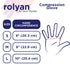 Rolyan Fingerless Compression Glove for Arthritis, Right Hand, Small, Open Finger