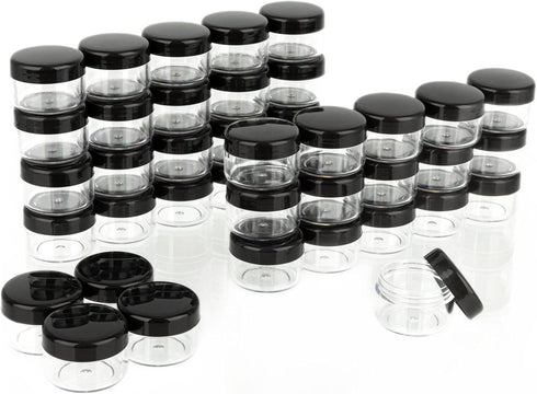 ZEJIA 5 Gram Sample Containers - 100PCS Mini Makeup Containers with Lids for Travel Cosmetics