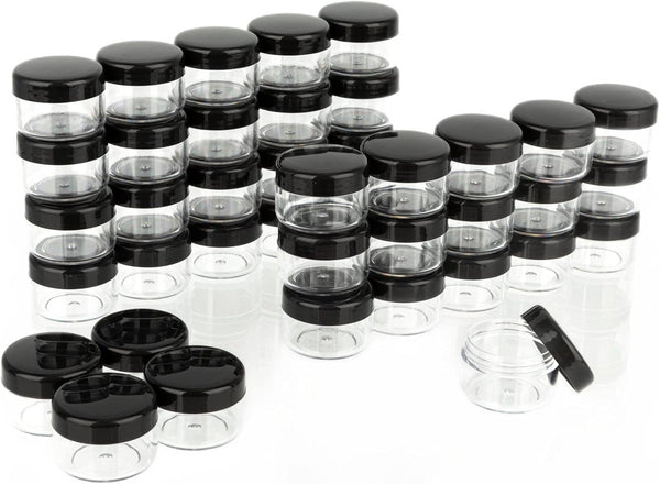 ZEJIA 5 Gram Sample Containers - 100PCS Mini Makeup Containers with Lids for Travel Cosmetics
