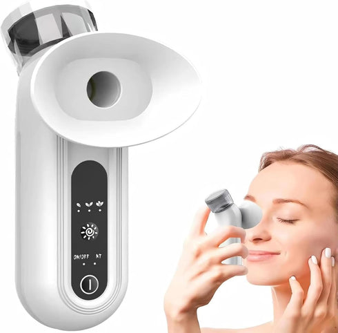 WIKINK 2 10ml Eye Steamer for Dry Eye, Pcs Portable Eye Steam Sprayer, Relief Dry Eyes, Double Hot and Cold Compress