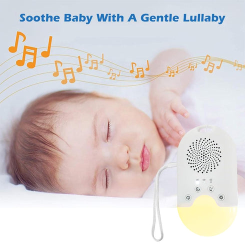 White Noise Machine, Portable Handheld Sound Machine Night Light Sleep Instrument with Various Music Sleep Aid Device
