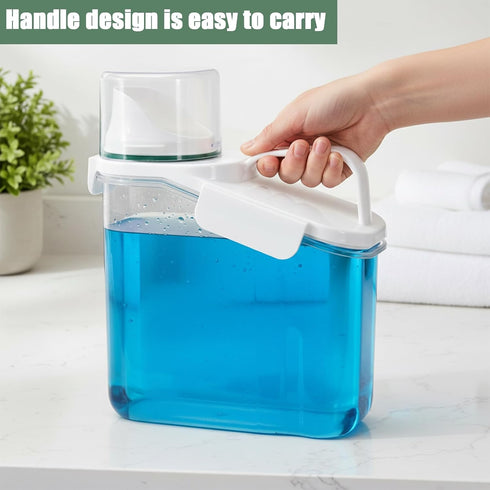 Mowhut 2 Pack 54 oz 8 1marker laundry detergent dispenser, liquid detergent container, liquid soap holder