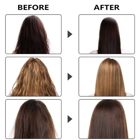 Hair Oil Serum for Frizzy Hair - Morocco Oil Silk Bright Frizz-Free Serum | Smoothing Natural Hair Care (2Pcs)