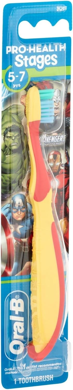 Oral-B Kids Spider Man Toothbrush for Children Ages 3+, Extra Soft, Pack of 6