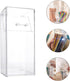 Zerodeko 2Pcs Acrylic Makeup Brush Holder with Lid, Clear Cosmetic Organizer for Desktop Storage