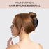Kitsch Octopus Hair Clips Large Claw Clips for Thick & Thin Hair 2pcs Black & Tortoise
