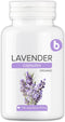 Organic Lavender Capsules - Natural Supplement for Relaxation and Balance, Non-GMO, Gluten-Free, 90 Vegan Capsules