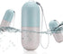 TREETDOBV 7-Day Grain Fiber Weekly Pill Organizer, Medicine Case, Rotatable, Portable, Moisture Proof