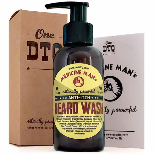 OneDTQ Medicine Man's Itchy Beard Wash, 4.7 FL OZ