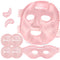 Ice Face Eye Mask - Cold Warm Compress for Dark Circles and Puffiness, Gel Cooling Face Mask Package for Women and Men,