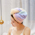 Microfiber Hair Drying Wrap Towel for Women, Fast Dry Turban in Multicolored