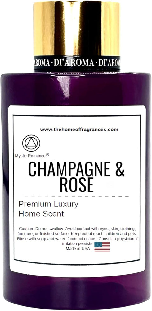 THE HOME OF FRAGRANCES Mystic Romance Champagne & Rose Aroma Oil Oil Diffuser Air Freshener for