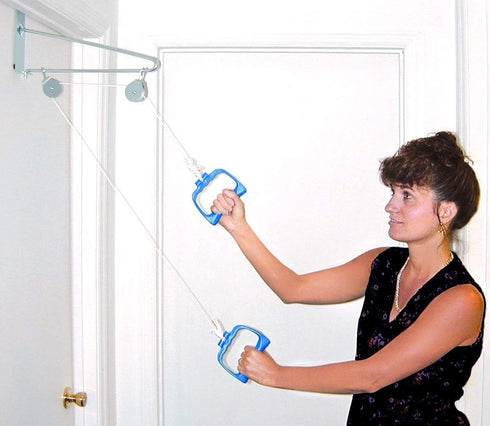 Set DMI Exercise Pulley for Physical Therapy helps Increase Mobility, White