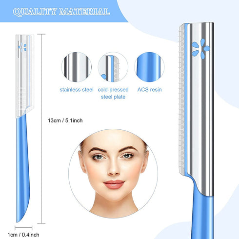 Women Facial Razor for Hair Removal, Dermaplaning Tool for Sensitive Skin, Essential Travel