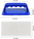 YoleShy Shower Scrubber Non-Scratch Bathtub Scrubber Heavy Duty Scrub Pad with Handle for Bathroom Tile Bathtubs Shower