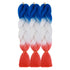Jumbo Ombre Braiding Hair Extensions, Synthetic Twist Braids Crochet Fiber for Twist Braiding Hair (5Pcs/Lot