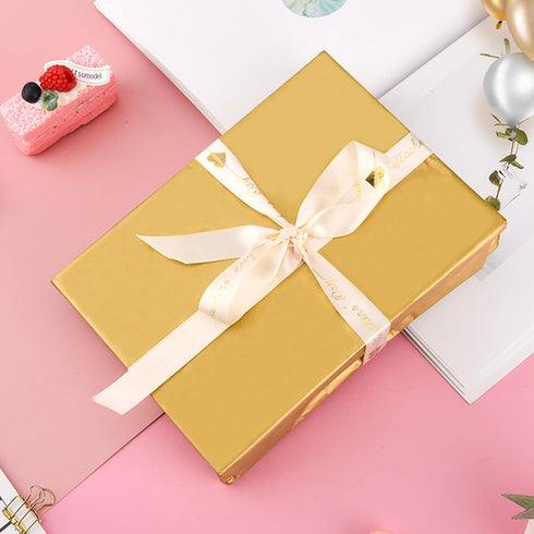 Gold Tissue Paper for Gift Bags, 30 Sheets Bulk Packaging Paper, 14 x 20 Inch for Weddings, Birthdays, Christmas Crafts