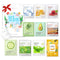 Kaely 10 Pack Variety Sheet Masks - Spa Face Masks for Kids Skin Care, Korean Facial Mask Set, Moisturize & Brighten,