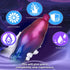 Kaziyi Inflatable Silicone Butt Plug with Suction Base, Expandable Anal Dildo Anal Plug Sex Toy, Adjustable Air Pump
