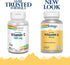 SOLARAY Buffered Vitamin C 800mg w/Rose HIPS & Acerola | Immune Function, Skin, Bone & Nerve Health Support, 90 VegCaps