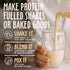 100% Plant Based Fermented Pea Protein Powder, Unflavored, 2.14lbs - Vegan, Non-GMO, Gluten & Soy Free