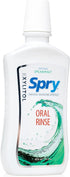 Spry Xylitol Mouthwash Fluoride Free, Natural Spearmint Oral Rinse with Enamel Support - 16 fl oz (Pack of 2)