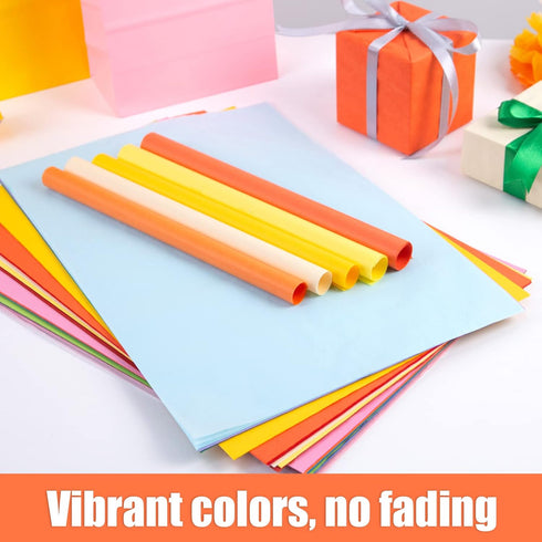 Koogel Tissue Paper Bulk 330 Sheets 20 Colors 14 x 10 Inch Gift Wrapping Paper for Holiday Birthday DIY Project