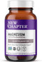 New Chapter Magnesium + Ashwagandha Supplement - 325 mg with Magnesium Glycinate for Muscle Recovery and Relaxation (90