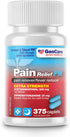 GenCare Extra Strength Acetaminophen PM 500 mg (375 Tablets) | Pain Relief & Sleep Aid for Adults, Non Habit Forming