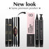 Waterproof Liquid Eyeliner Stamp - Winged Eyeliner Tool, 2x Cat Eye, Smudge Proof Black
