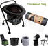 RQJLZ 30 Count 8 5 30 Portable Toilet Bags, Gallon Thickened Compostable Trash Bags, Gallon Bucket Liner, Liter Camping