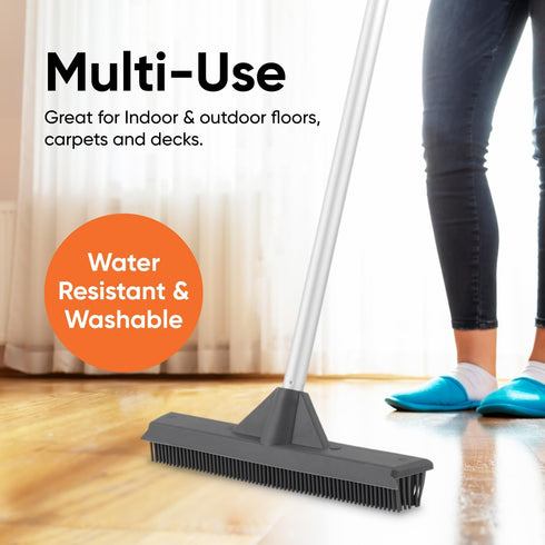 Silicone Window Washer Squeegee Broom - Carpet Cleaning, Car Squeegee, Window Cleaner Head Only