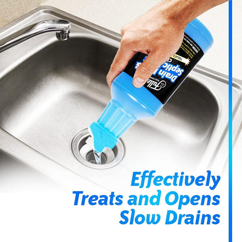 Fuller Brush Drain Line & Septic Tank Cleaner, Superior Formula for Slow Moving Lines, 1 Pack