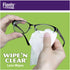 Flents Eyeglass Cleaner Lens Wipes, 225 Count (3 Boxes of 75), Pre-Moistened Cleaning Cloths for Glasses & Screens