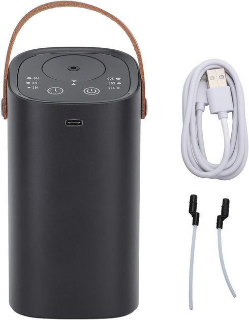 Portable Waterless Aromatherapy Machine, Intelligent Aromatherapy Diffuser, USB Charging Essential Oil Diffusers, Car