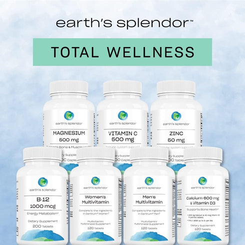 Earth's Splendor Women's Multivitamin, 120 Immune Support Tablets, Overall Wellness Support, Multimineral Supplements,