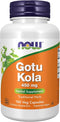 NOW Supplements Gotu Kola (Centella asiatica) 450 mg | 100 Veg Capsules | Herbal Supplement