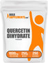 BulkSupplements.com Quercetin Dihydrate Powder, 1000mg Antioxidants Source, Vegan & Gluten Free, 250g